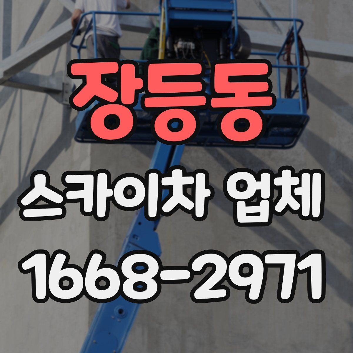 장등동 스카이차 업체