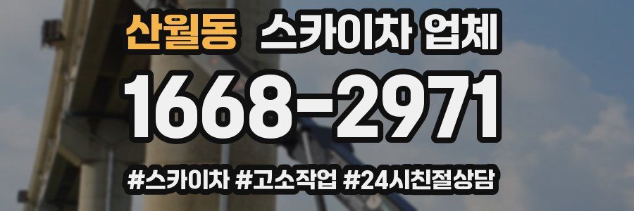 산월동 스카이차 업체