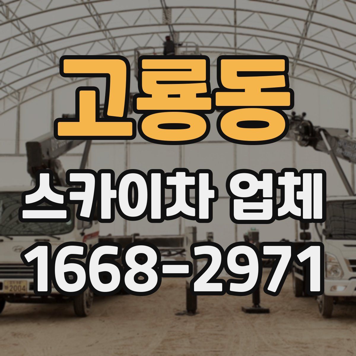 고룡동 스카이차 업체