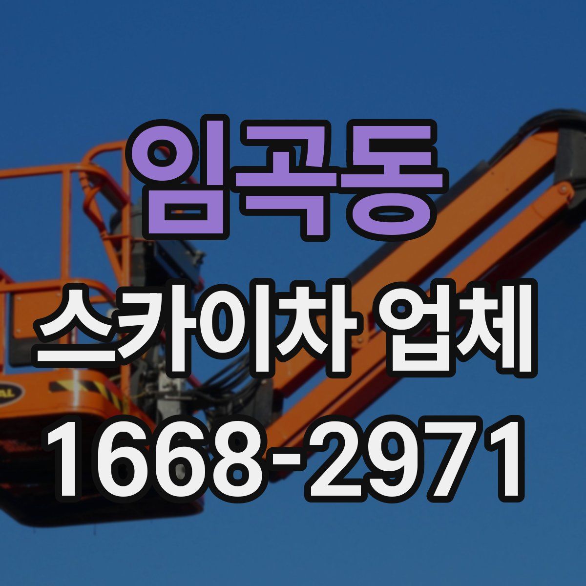 임곡동 스카이차 업체
