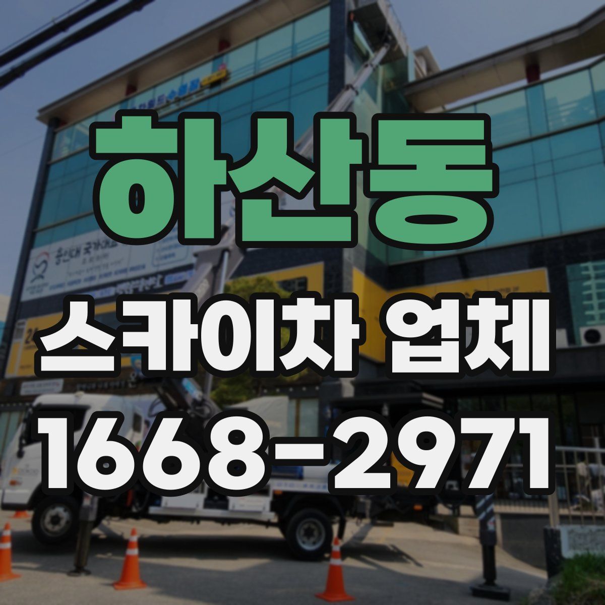 하산동 스카이차 업체