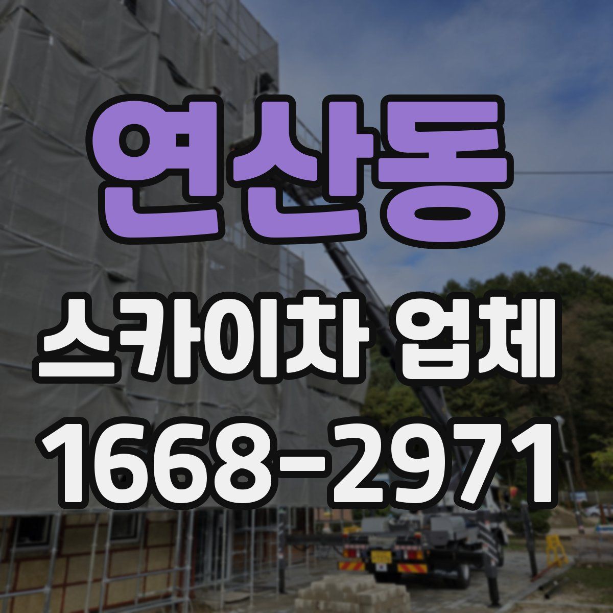 연산동 스카이차 업체