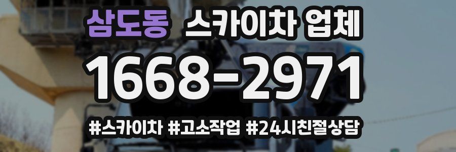 삼도동 스카이차 업체