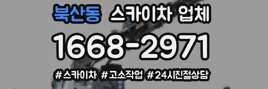 북산동 스카이차 업체