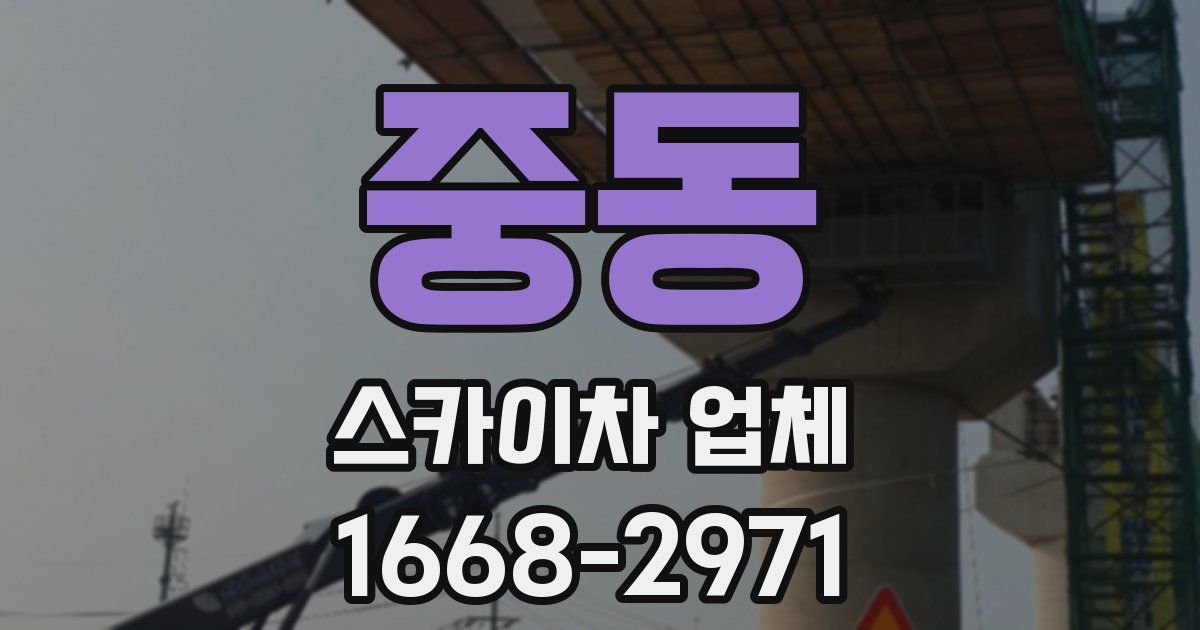 중동 스카이차 업체
