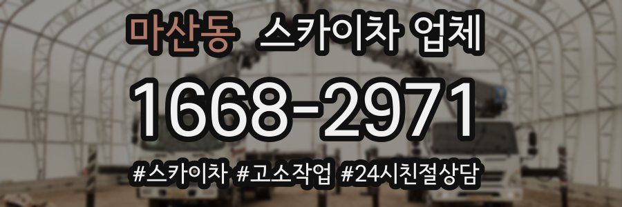 마산동 스카이차 업체