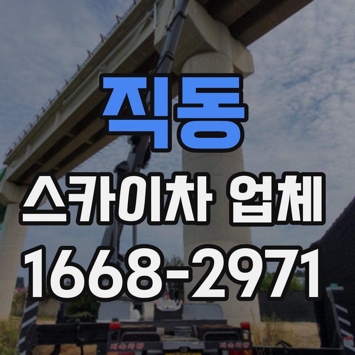 직동 스카이차 업체