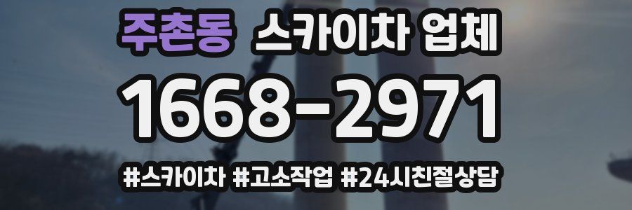 주촌동 스카이차 업체