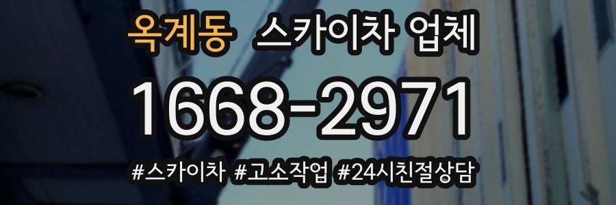 옥계동 스카이차 업체