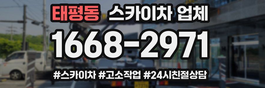태평동 스카이차 업체