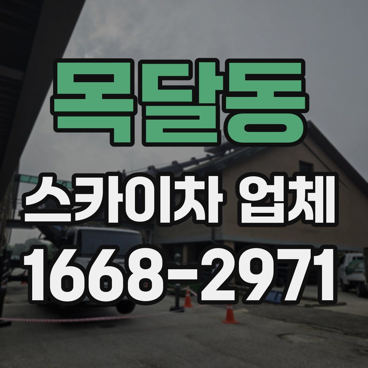 목달동 스카이차 업체