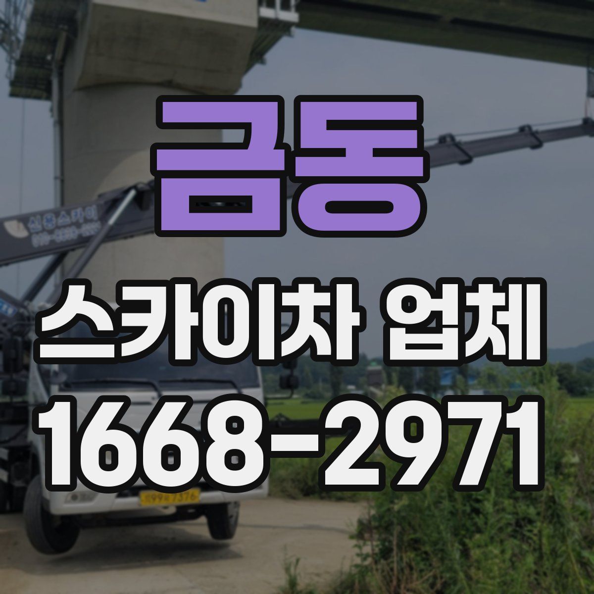 금동 스카이차 업체