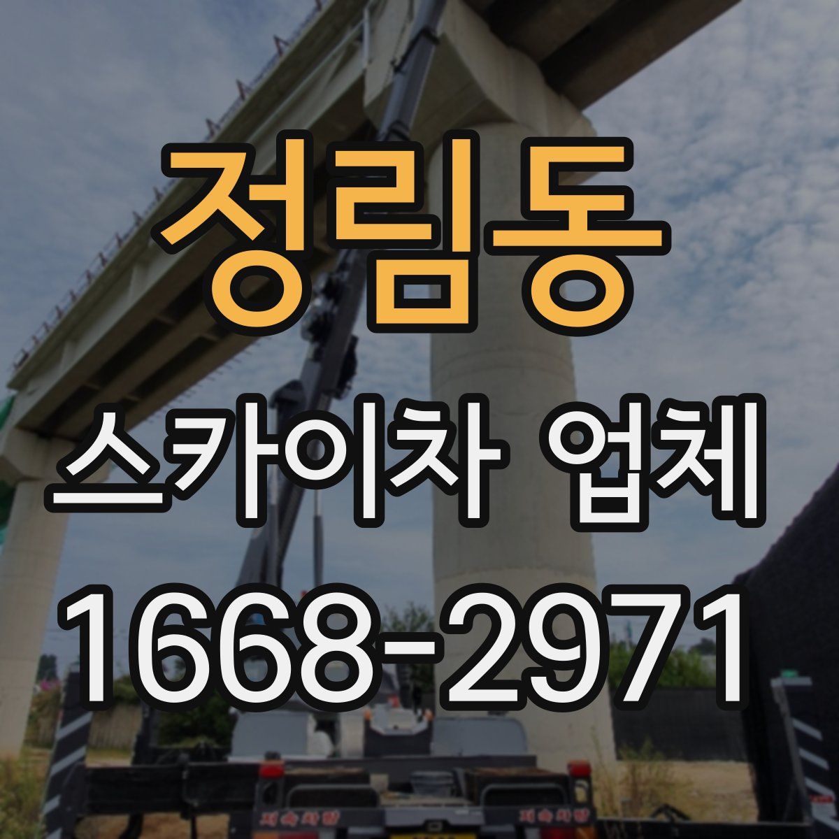 정림동 스카이차 업체