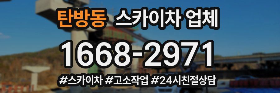 탄방동 스카이차 업체