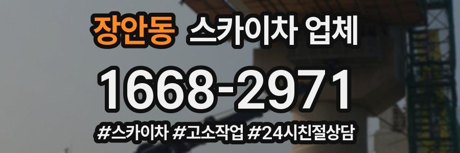 장안동 스카이차 업체