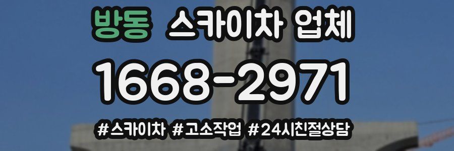 방동 스카이차 업체