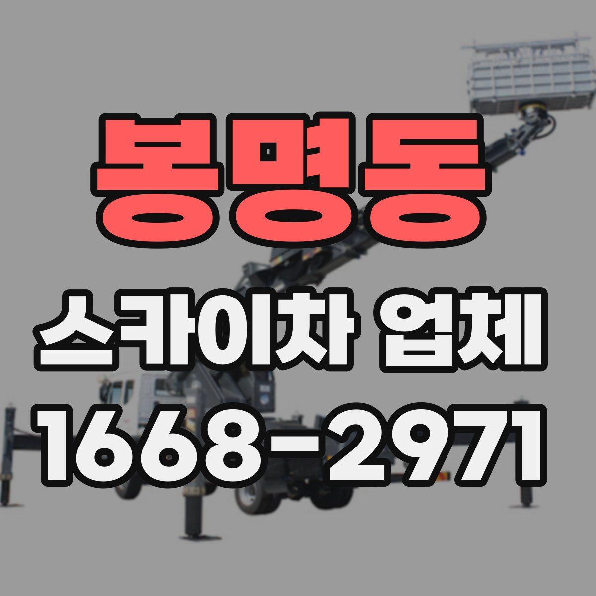 봉명동 스카이차 업체