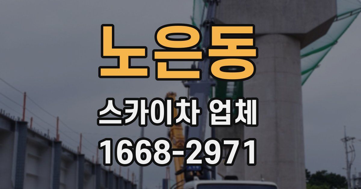 노은동 스카이차 업체