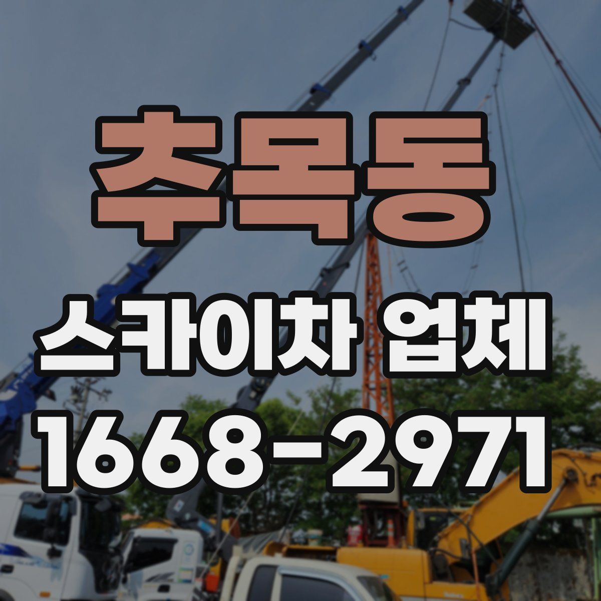 추목동 스카이차 업체