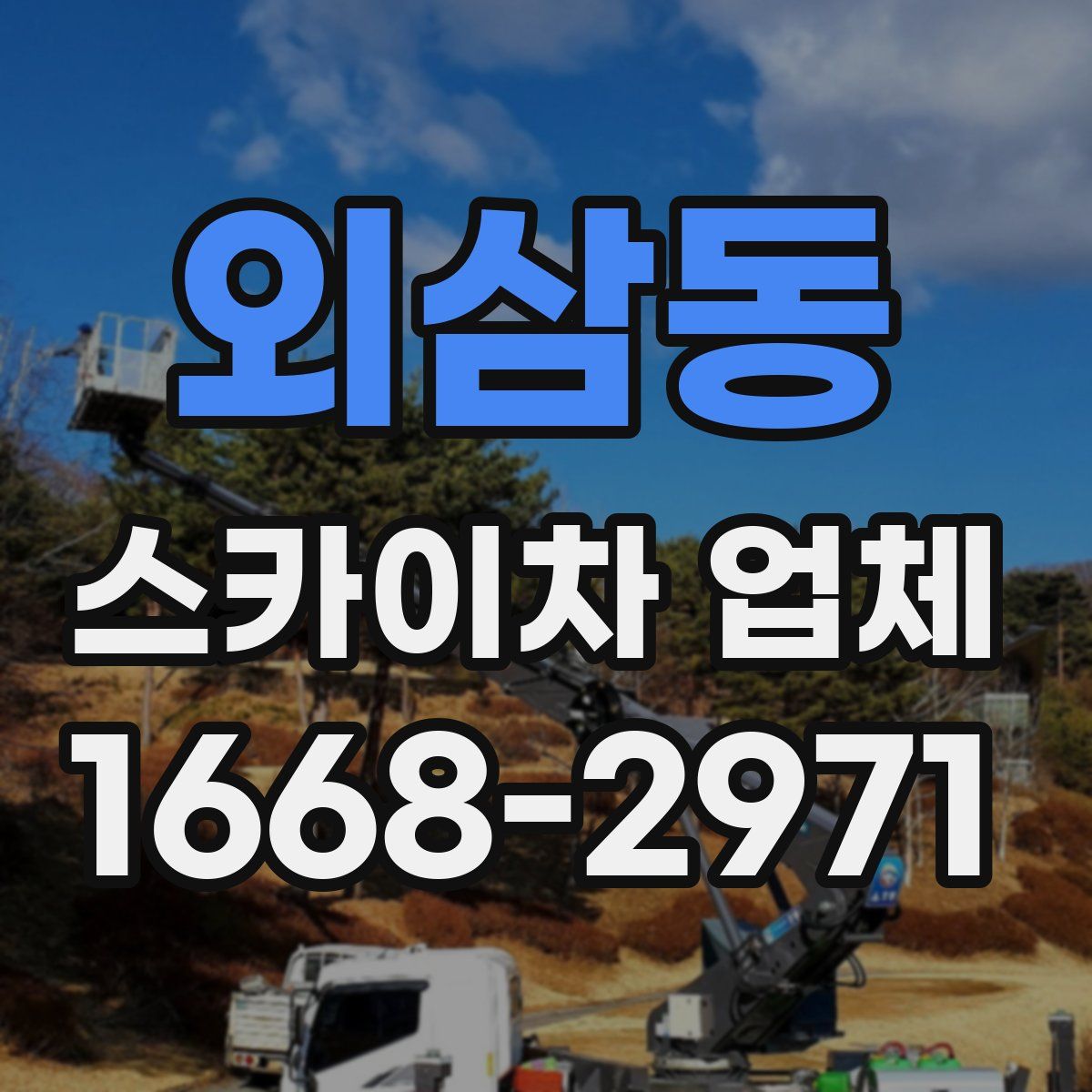 외삼동 스카이차 업체