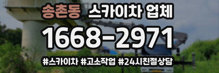 송촌동 스카이차 업체