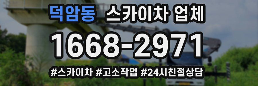 덕암동 스카이차 업체
