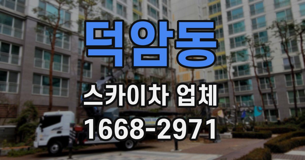 덕암동 스카이차 업체