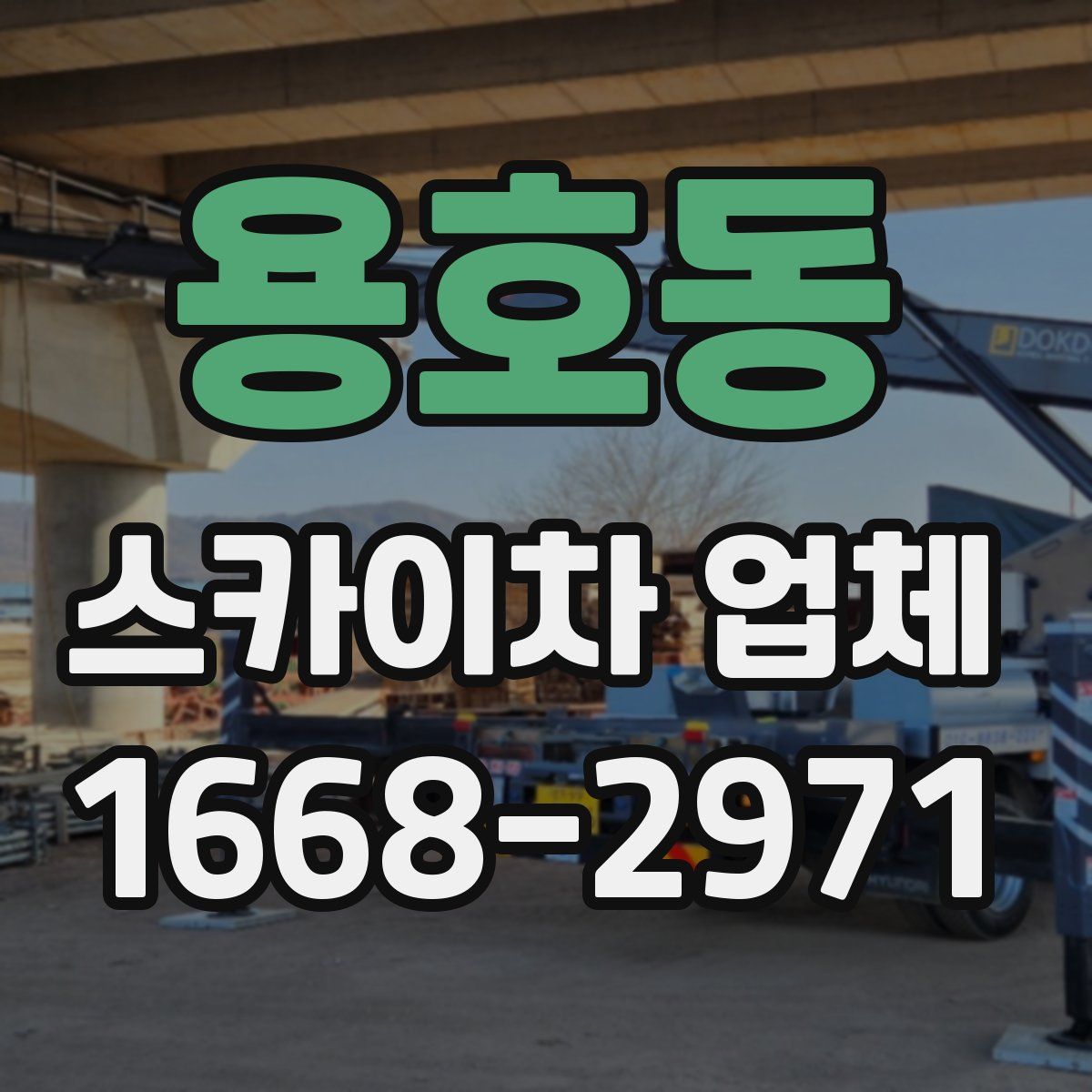 용호동 스카이차 업체
