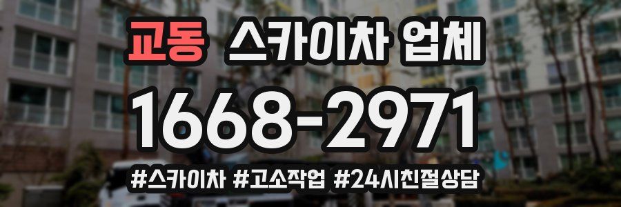 교동 스카이차 업체
