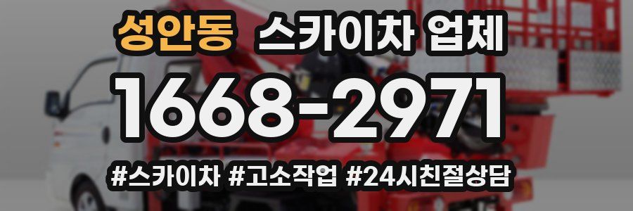 성안동 스카이차 업체