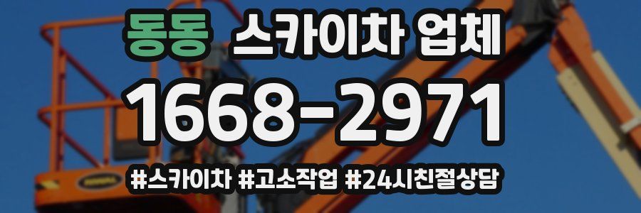 동동 스카이차 업체