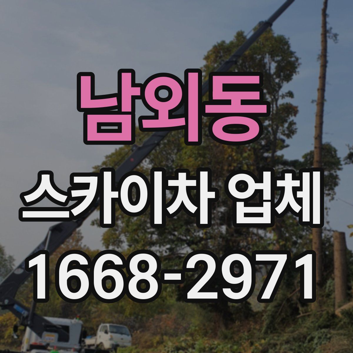 남외동 스카이차 업체