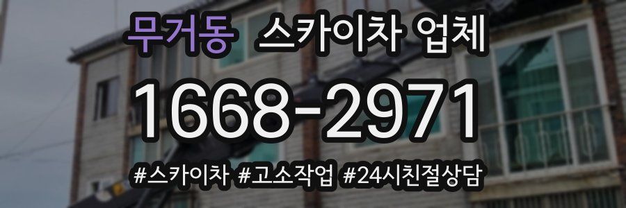 무거동 스카이차 업체