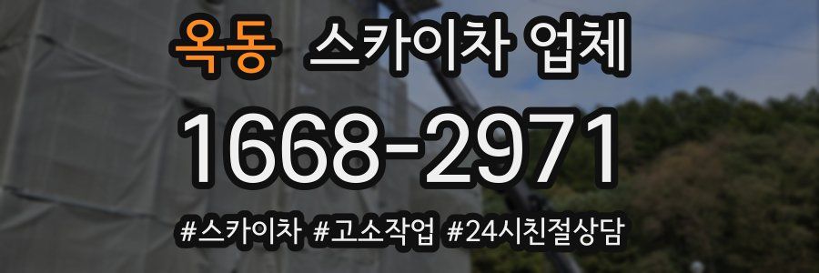 옥동 스카이차 업체