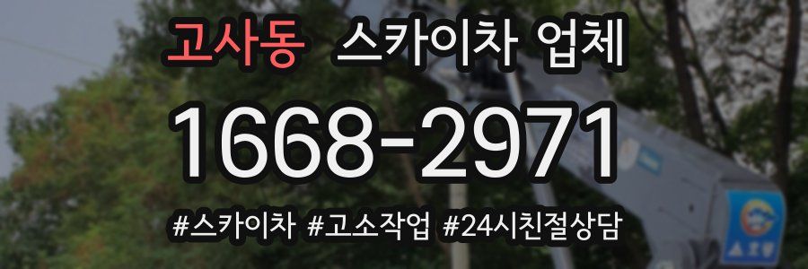 고사동 스카이차 업체