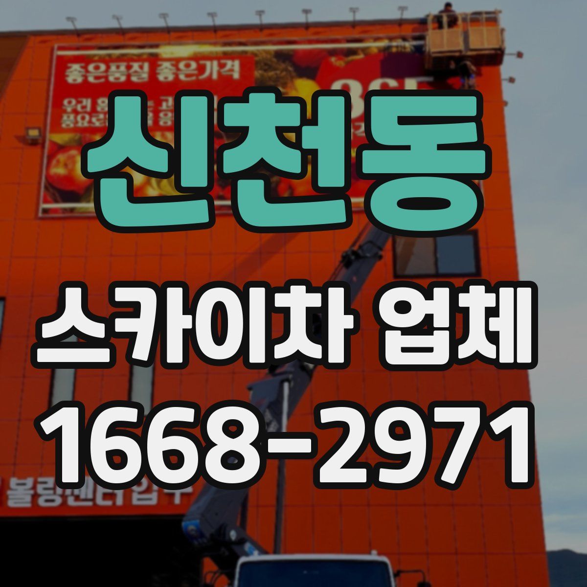 신천동 스카이차 업체