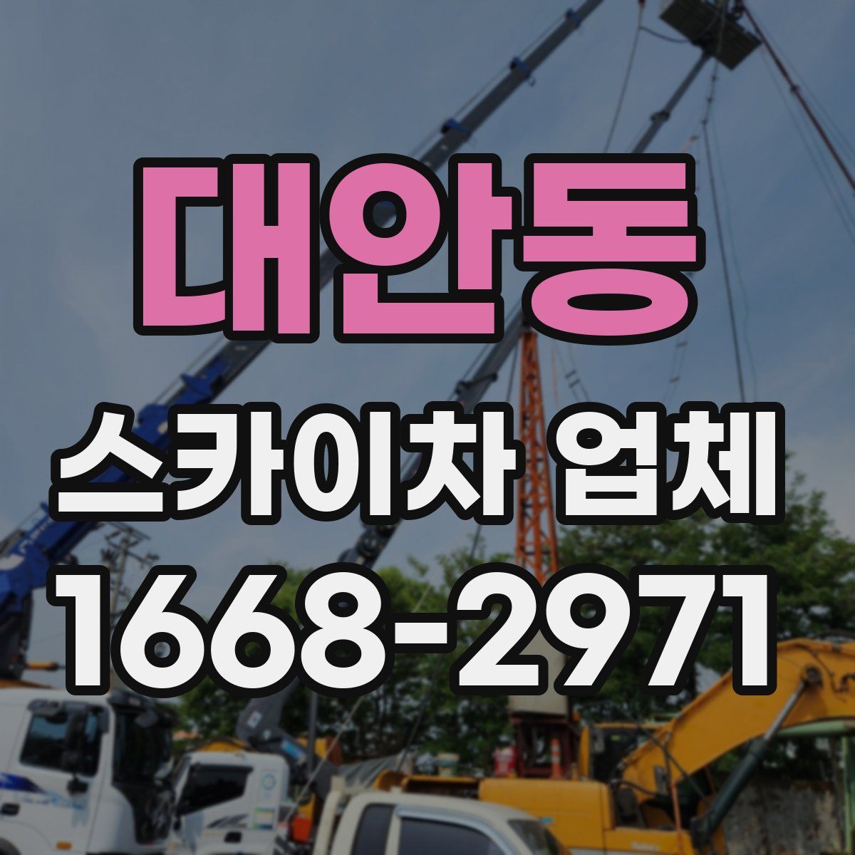 대안동 스카이차 업체