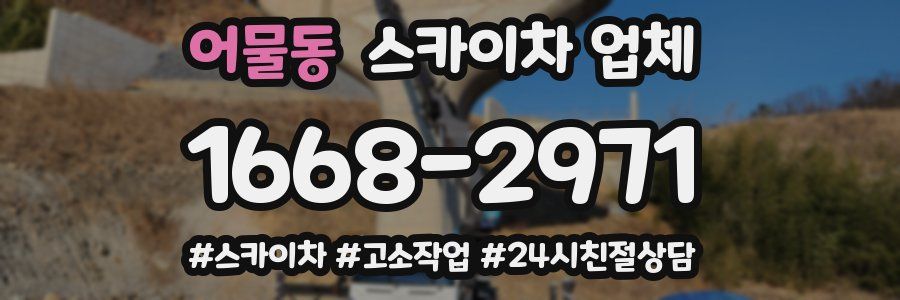 어물동 스카이차 업체