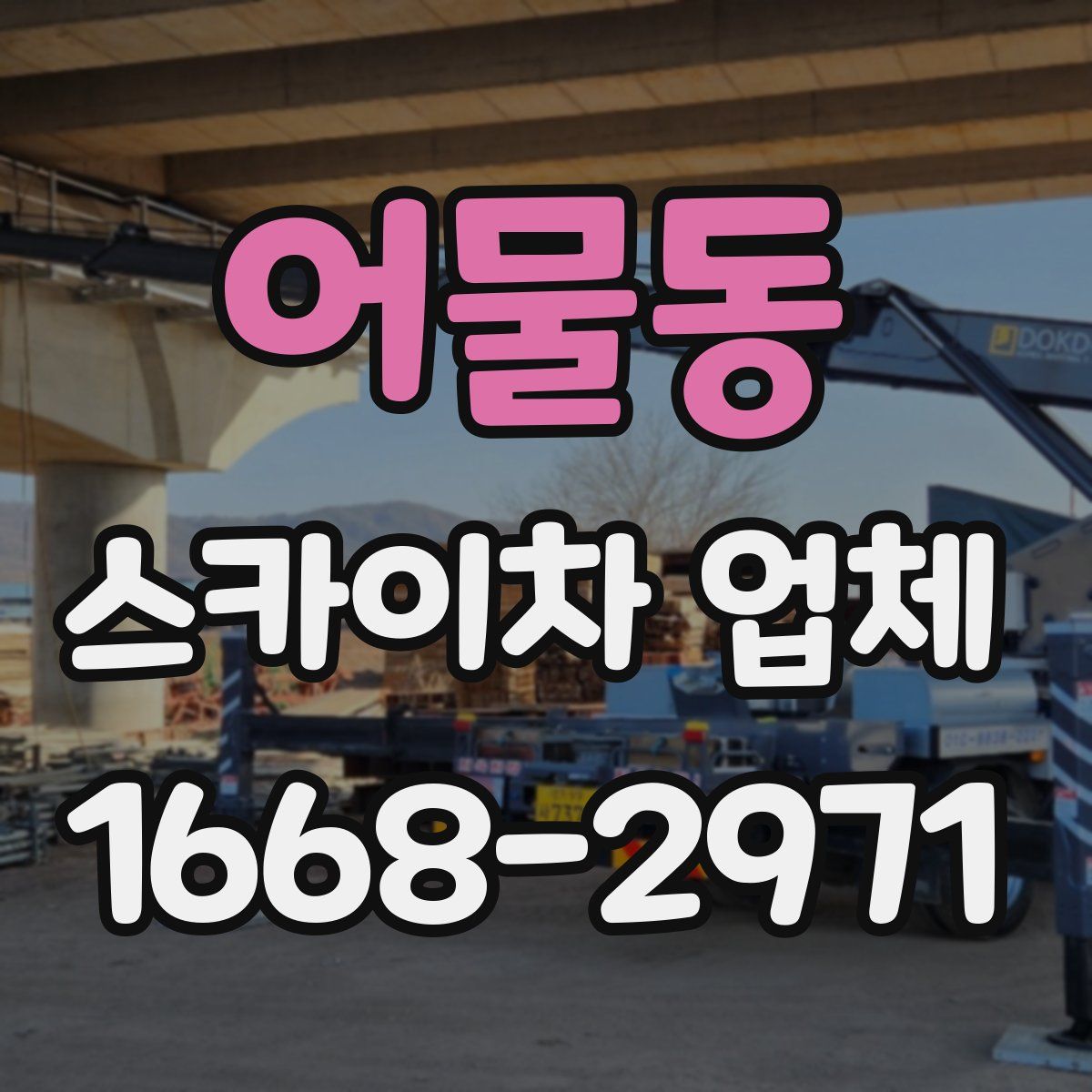 어물동 스카이차 업체