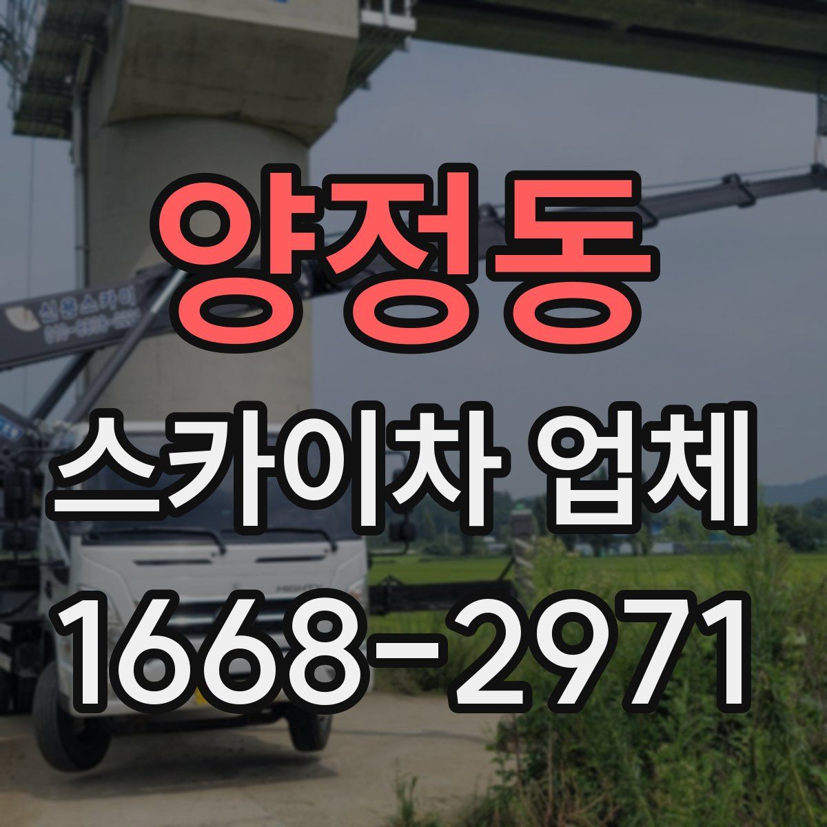양정동 스카이차 업체