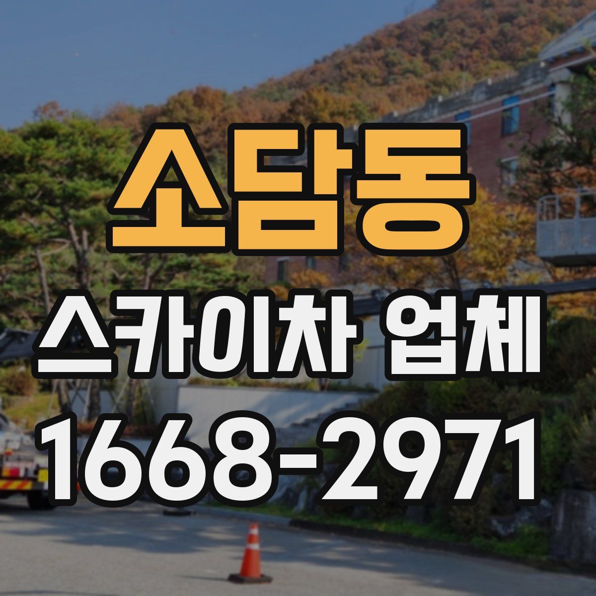 소담동 스카이차 업체