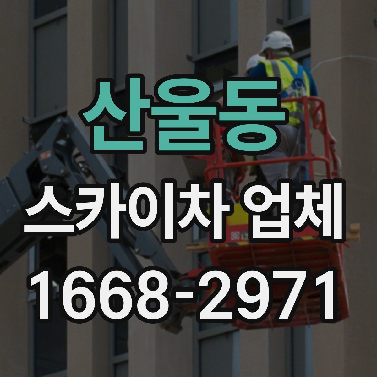 산울동 스카이차 업체