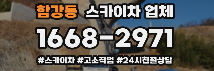 합강동 스카이차 업체