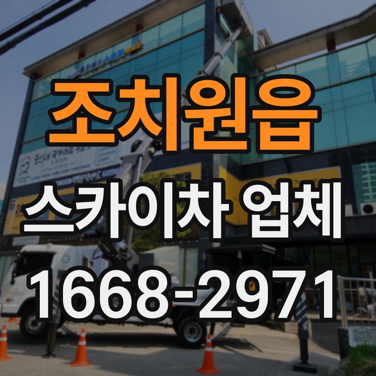 조치원읍 스카이차 업체