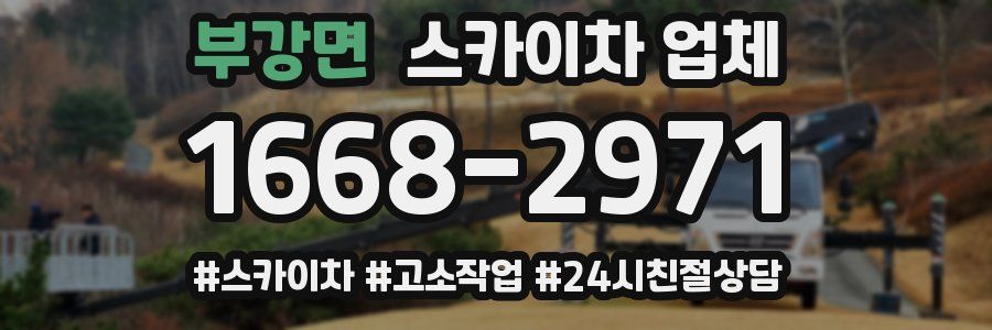 부강면 스카이차 업체
