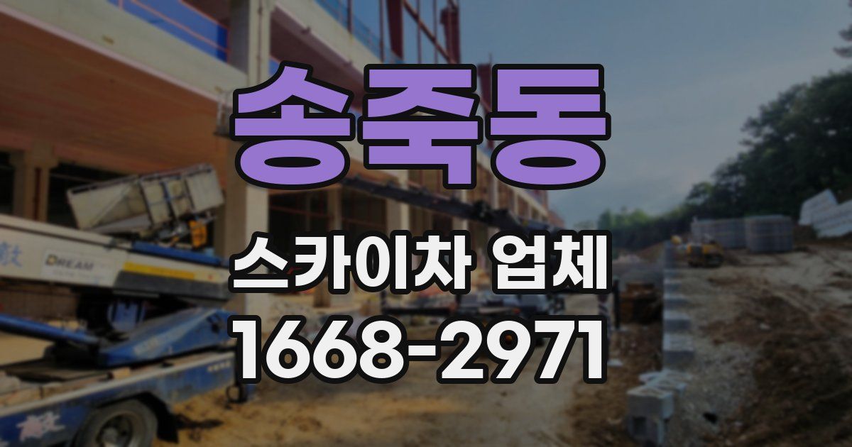 송죽동 스카이차 업체