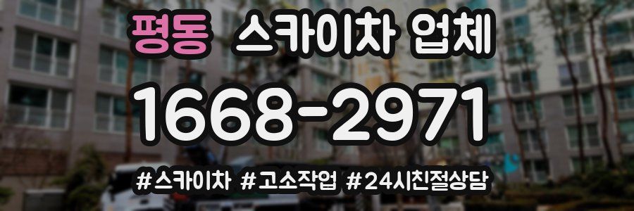 평동 스카이차 업체