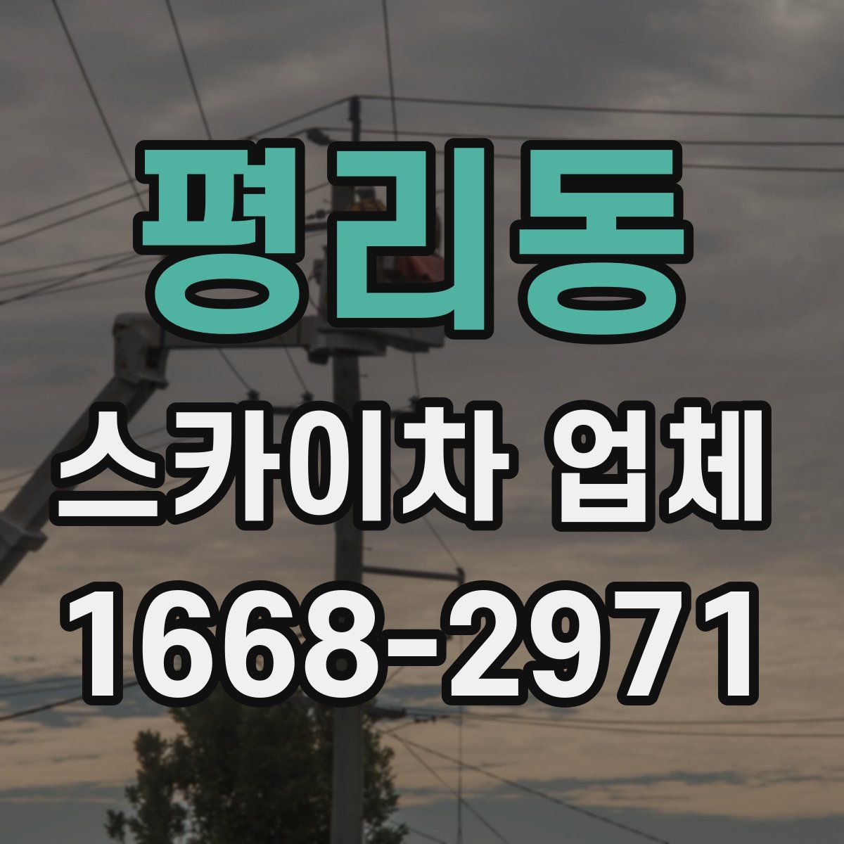 평리동 스카이차 업체