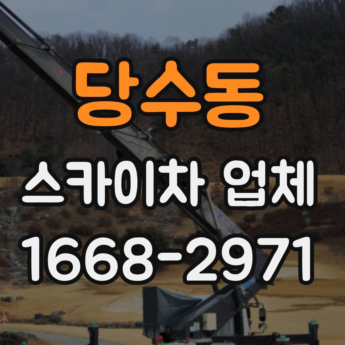 당수동 스카이차 업체