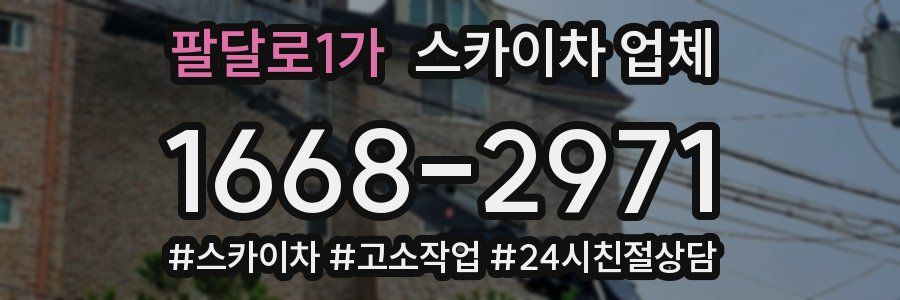 팔달로1가 스카이차 업체